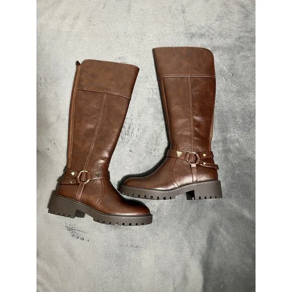 Women’s Guess Dark Brown 200 Knee High Boots Size 6 M - Picture 8 of 13